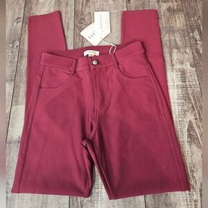 NWT Maroon Legging Pant YELETE Size Small